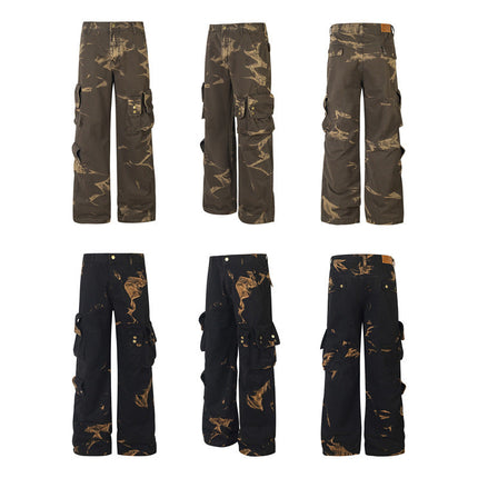 Illusory Printed Jeans Male And Female Trendy Brand