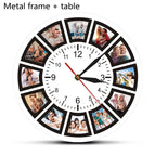 Metal frame table