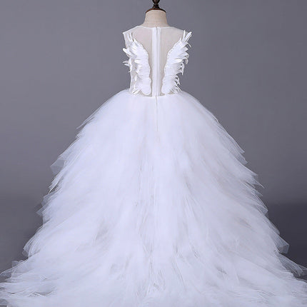 Girl Princess Pompous Skirt Flower Child Wedding Dress