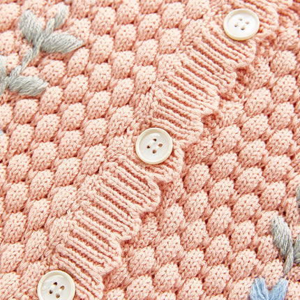 Hand-embroidered Jacket Top All-match Cardigan