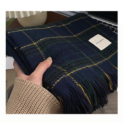 Women's Plaid Scarf Winter