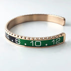 Rose Gold Green Black