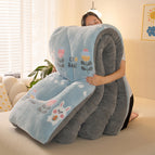 Cute Rabbit Blue / 150X200cm Weight 2kg