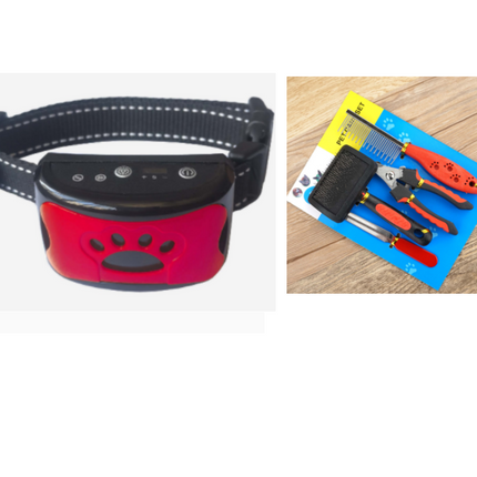 Dog Training Collar Waterproof Electric Pet Remote Control Rechargeable Dogs Trainer Bark Arrester With Shock Vibration Sound