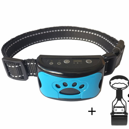 Dog Training Collar Waterproof Electric Pet Remote Control Rechargeable Dogs Trainer Bark Arrester With Shock Vibration Sound