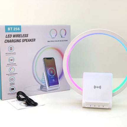 Smart Bluetooth Speaker Ambience Light 15W Wireless Charger
