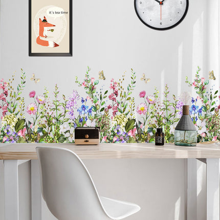 Plant Flower Creative Loop Multiple Collage Wall Stickers