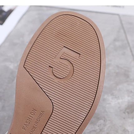 Fashion Plus Size Toe Hollow Hollow Buckle Sandals