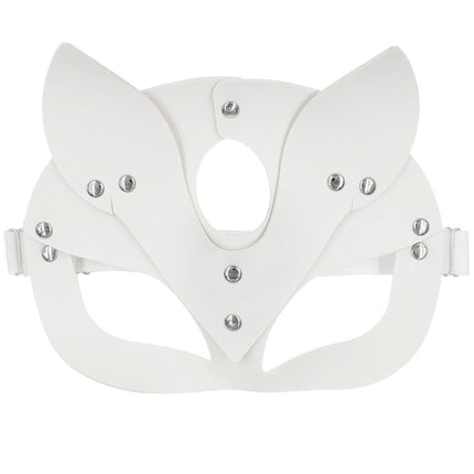 European And American Personalized PU Leather Fox Mask