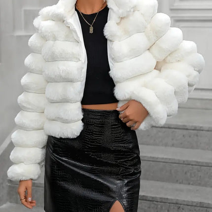 Autumn And Winter Imitation Fur Coat Short Women