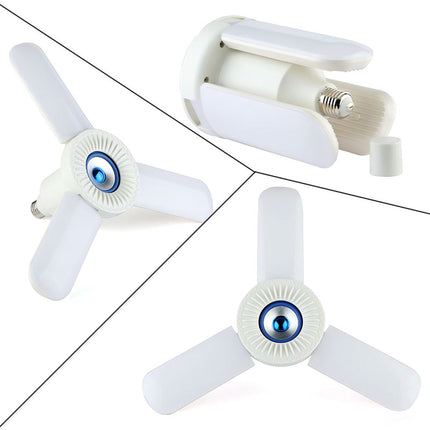 RGB three leaf folding Bluetooth music lamp
