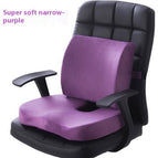 Flannel Combination Purple / Seat cushion backrest cushion