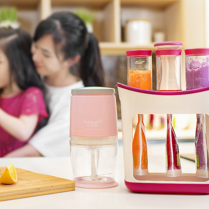 Baby Food Maker Squeeze Food Station Organic Food For Newborn Fruit Container Storage