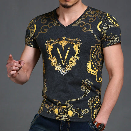 Gold Pattern Shirt