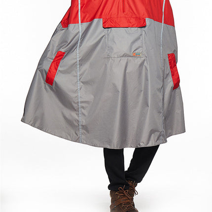 Multifunctional riding raincoat