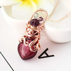Dark purple / Rose gold