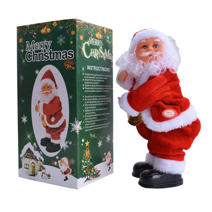 Shaking hip music Santa electric Christmas ornament