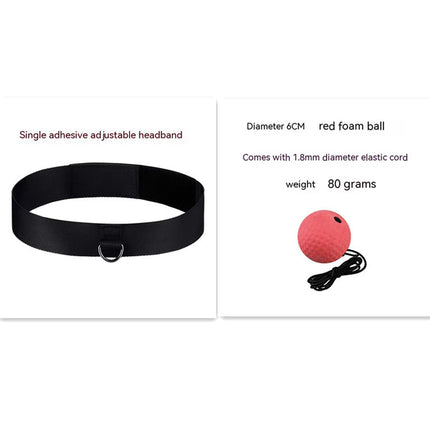 Head-mounted Boxing Reaction Training Fitness Entertainment Decompression Vent Ball Magic