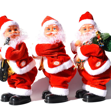 Shaking hip music Santa electric Christmas ornament