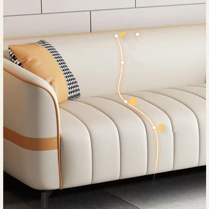 New No-wash Technology Cloth Three People Living Room Apartment Small Sofa