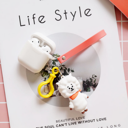 Compatible with Apple, Bulletproof Boys Keychain AirPods Cover