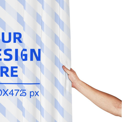 Create Your Own 60x72in Waterproof Quick Dry Bathroom Shower Curtain