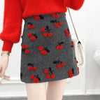 Red skirt / S