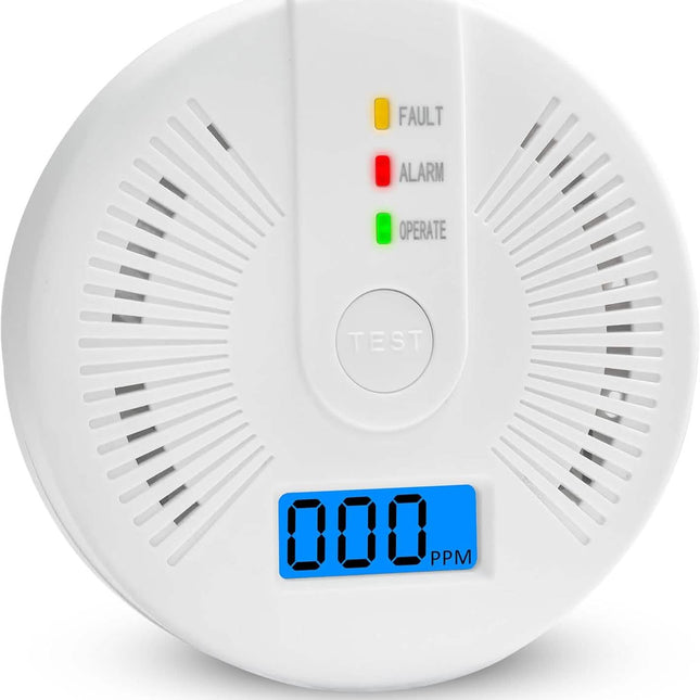Portable Carbon Monoxide Detector – Battery-Operated CO Alarm