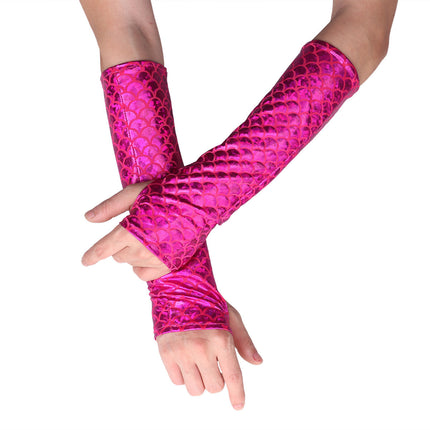 Clothing Accessories Color-changing Magical Mermaid Dress Gloves