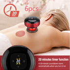 Red 6pcs / 6speed charging / USB