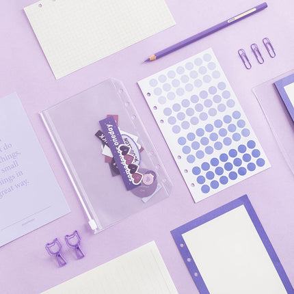 PVC transparent removable notebook