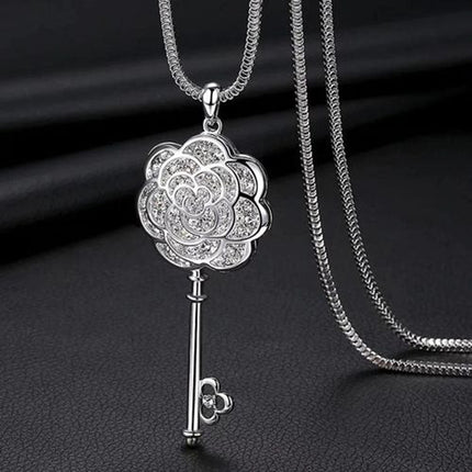 Crystal tassel necklace clothing accessories