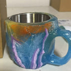 Colored Ore / 10cm High / Flat mouthed inner liner