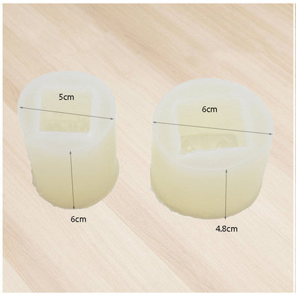 Fondant Gift Box Scented Candle Silicone Mold