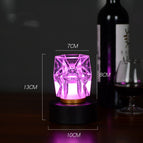 Purple light / Ordinary button switch / 220V US