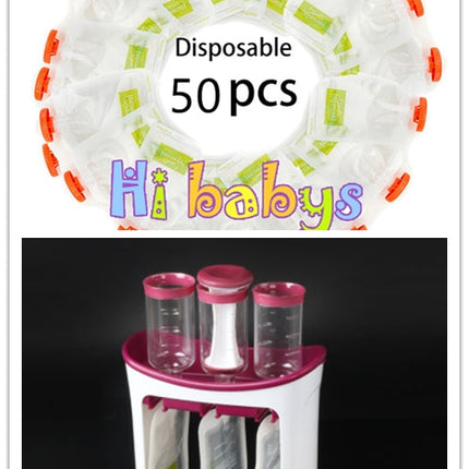 Baby Food Maker Squeeze Food Station Organic Food For Newborn Fruit Container Storage