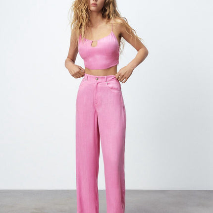 All-match Women's Summer New Product Line Decoration Drape Pants
