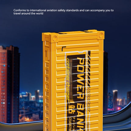 Container With Cable Power Bank Industrial Wind 1000020000mAh Mobile Power Supply