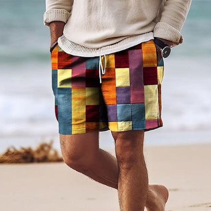 Summer Breathable Fashion Hawaiian Beach Pants Trade 3d Printed Casual Shorts