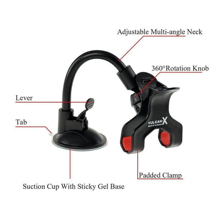 Double chuck hose car bracket