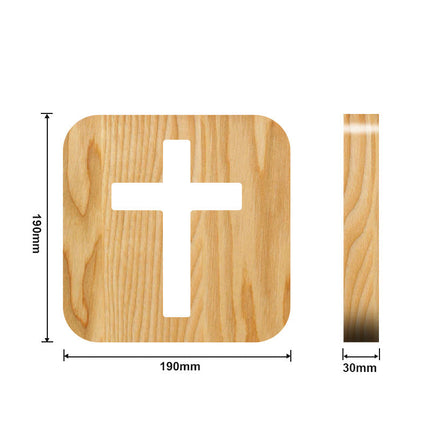 Cross pine craft table lamp