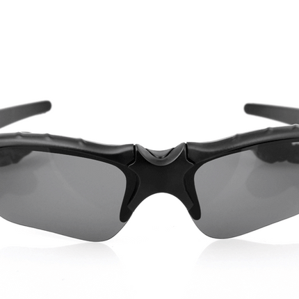 Midnight Black Titan Audio Specs | IPX4 Waterproof Smart Bluetooth 5.0 Sports Sunglasses with Wireless Mic & Open-Ear Audio