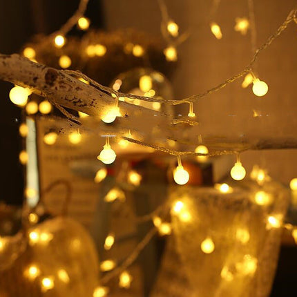Led Usb Remote Control Battery Small Ball Lights Christmas Home Decor