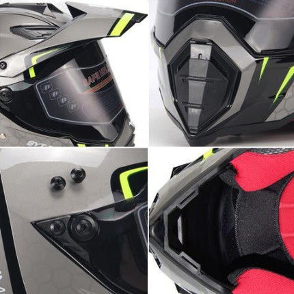 Handsome full-cover motorcycle off-road helmet