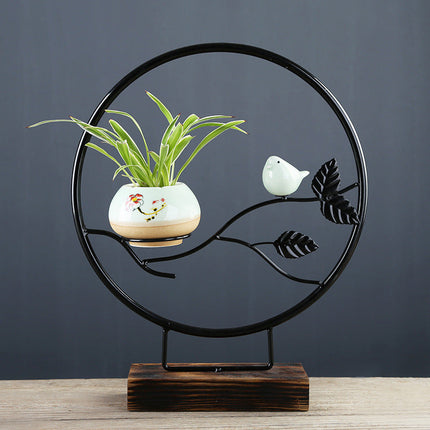 Vase Living Room Flower Pot Ceramic Table Top Nordic Decoration