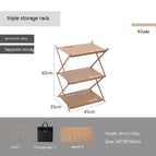 Khaki Triple Shelf