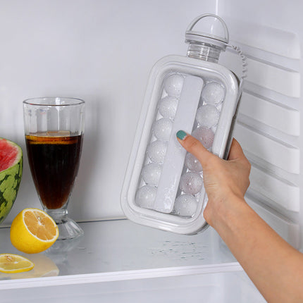 Vacane Ice Kettle Ice Ball Maker 2-In-1 Cold Water Bottle Household Ice Cube Ice Making Magic Tool Ice Mold