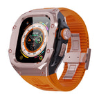 49mm Rose Gold Black Orange / IWatch Modified Case