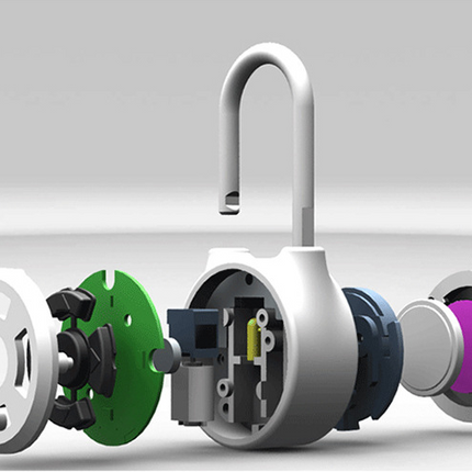 Smart padlock direction button password lock Bluetooth electronic lock