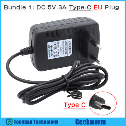 Raspberry Pi 4th Generation Power Supply 5V 4A Type-C Adapter